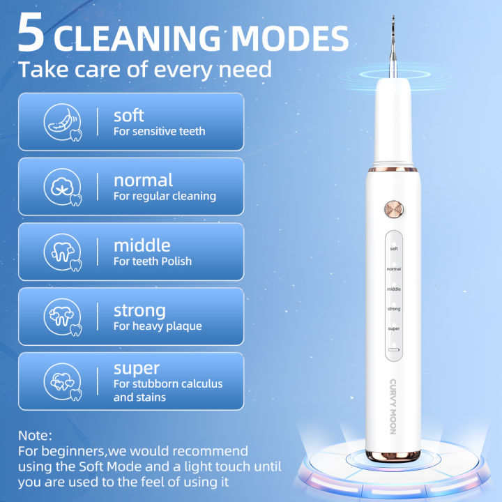 Electric Dental Scaler For Teeth Tartar Remover Ultrasonic Tooth ...