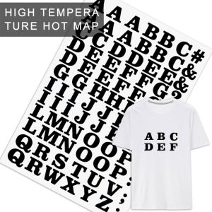 Cut DIY Heat Transfer Vinyl Adhesive Iron on A-Z Alphabet Assorted Color Printing Fabric Clothes T-Shirt Jerseys Craft Supply