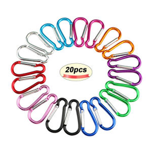 Carabiner for Keys Chain Mini Gourd-Shaped Aluminum Alloy Keychain Clip Hook Lock Travel Hiking Camping