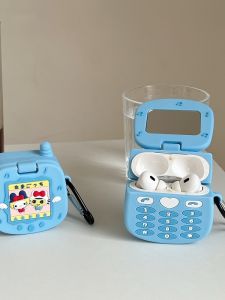 Cute Cartoon Silicone Flip Cover Earphone Case for  AirPods 1/2/3 pro 2 Noise Reduction Version Small Smart Phone Earphone Cover