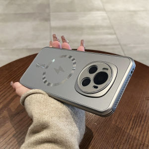 New Metal Black Honor Magic6 Phone Case Frosted Lightning Wireless Magnetic Selfie Lens Protection Full Cover Airbag Cooling X70 Anti-Fall