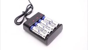 Pansonic Eneloop AA/AAA 1.2V NiMH Rechargeable battery + USB Battery Charger 4 Slot Intelligent Fast Charger