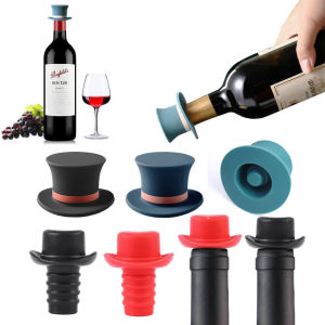 YESPERY Reusable Silicone Leak Proof Wine Stopper Champagne Whiskey Bottle Sealer Cap Cork Plug Cover Bar Bartender Accessories