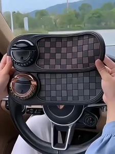 OUHOE | [NM]2 In 1 Dashboard Anti Slip Mat With Phone Mount 360-Degree Rotation Car Phone Holder Non-Slip Adhesive Mat For Car[NM]