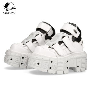 Thick Sole Elevated Retro Punk Color Clash Dad Shoes