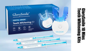 10 Mins Timer Teeth Whitening Kit LED Light Home Kit