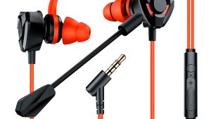 Sahabat gemllang jaya Original Gaming Earphone pubgm In Ear Headphones pubg HP full bass Wired Earbuds  G20 G9 Gaming Headset Sport Noise Cancelling Stereo Headset with Microphone Dual Driver Super Bass for PUBG Free Case 3.5mm Port