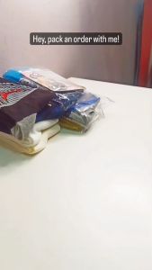 BA Frozen Crew Socks Blue White Women Cotton Geometric Stripe Checkered Plaid Cute Casual Wave Stokin Sarung Kaki