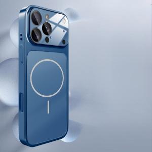 Ốp Điện Thoại Kính Nano Mờ Cao Cấp Cho iPhone 17/16/15/14/13 Pro Max Tương Thích Sạc Không Dây MagSafe Bảo Vệ Chắc Chắn