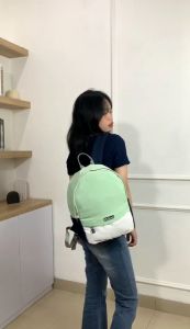 Tas Ransel Wanita Untuk Sekolah/Kuliah | Ransel Kanvas Fashionable Style Korea Kekinian | Tas Wanita Lembut