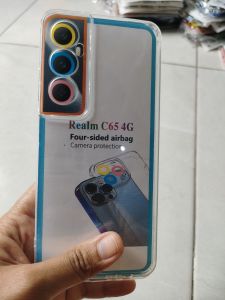 Softcase REALME C65 4G Case Casing Silikon Clear Bening Transparan Space Air Bag Macaron Procamera