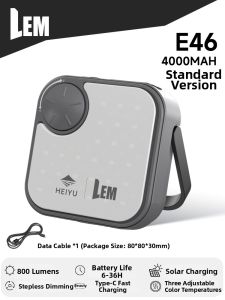 LEM | Solar Emergency Lighting Long-lasting Camping Lantern