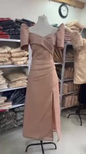 PREMIUM Filipiniana Long Gown high quality Candy crush fabric