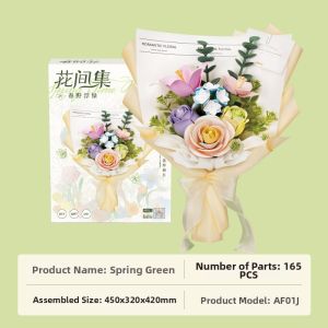 ROKR | DIY New Year Gift Birthday ETERNAL FLORAL BOUQUET Creative Ornament