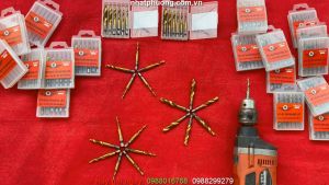 Mũi Khoan Taro Tạo Ren Kanto Nhật Titan M2 (6 Chi Tiết) M3-M10