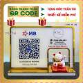 Bảng QR CODE mica in theo yêu cầu, in mã qr để bàn đựng mèo thần tài vẫy tay chất liệu mica bền đẹp. 