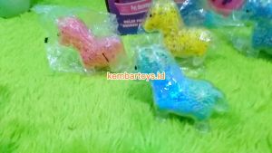 NN-08 ECER 1PCS BISA NYALA! Squishy Unicorn Squishi Kuda lucu warna warni bisa nyala warna random