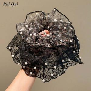 RUIQIU | Elegant Lace Big Bow Hair Accessory