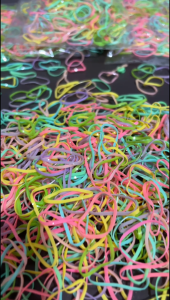 1000pcs Girls Colourful Disposable Small Rubber Band Hair Ties Headband Children Ponytail Holder Bands Kids Women Simple Hair Accessories for only 1$