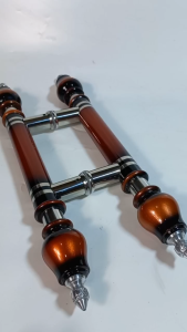 tarikan gagang pegangan handle pintu rumah minimalis model baut tembus lohan antik tembaga pilihan panjang 45cm dan 60cm bahan kayu dan stainless untuk pintu depan dan kamar set body kunci