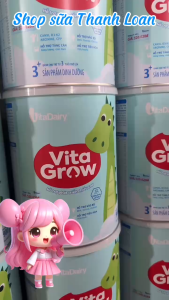 (Có Tích Xu) Sữa Bột VitaDairy Giúp Tăng Chiều Cao Vita Grow 1+/ 3+ Lon 900g.