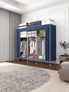 Dust-proof wardrobeGarment organization wardrobe for storing clothes Modern simple sturdy and durable stylish lockers