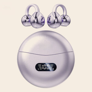 Tai Nghe Thể Thao Bluetooth 5.4 Dẫn Truyền Xương Kiểu Kẹp Tai Chống Nước Màn Hình Kỹ Thuật Số Thoải Mái Không Dây