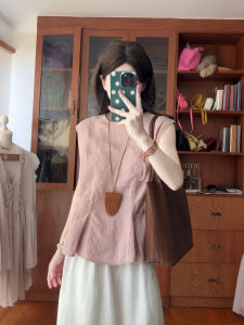 XUECAIQI | Summer French Style Sleeveless Top & High Waist Wide Leg Pants Set