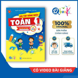 Sách - Bài Tập Hằng Ngày - Toán Lớp 1 - Tập 2 - Kết Nối (Qbooks)
