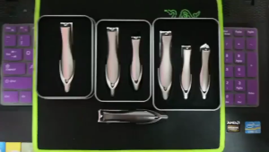 【Spot Market】 Germany nail clipper Nail Cutter Nail Clippers with Catcher Professional Stainless Steel Fingernail and Toenail Clipper Cutter