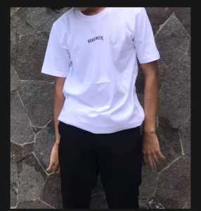T-SHIRT ROUGHNECK 1991 WHITE MINI  / KAOS ROUGHNECK  /KAOS PRIA DISTRO/BAJU DISTRO/KAOS PRIA DEWASA/