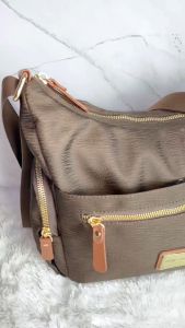 Phillipe Jourdan Aurora Tas Selempang Wanita Coklat (Canvas)