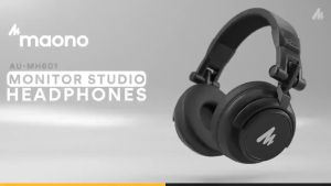 Maono AU-MH601 หูฟังมอนิเตอร์คุณภาพเสียงดี DJ Studio Monitor Headphones with 50mm Driver