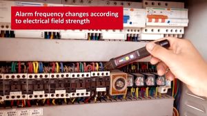 UNI-T ซ็อกเก็ตผนัง AC แรงดันไฟฟ้าตรวจจับตัวบ่งชี้24โวลต์-1000โวลต์ไม่สัมผัสโวลต์ปัจจุบันเซ็นเซอร์ไฟฟ้าปากกาทดสอบ UT12E UT12M