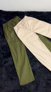 Celana Panjang Gombrong Pria Dewasa Stretchy Polos Size 28-38 JU0170