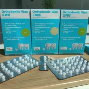 60 Miếng Sáp Chỉnh Nha Dùng Cho Niềng Răng Đóng Gói Vệ Sinh Cá Nhân Chất Liệu Nhựa Sáp Nha Khoa Bảo Vệ Thoải Mái Vị Bạc Hà & Dâu Tây
