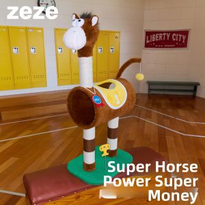 ZEZE | Multi-functional Space-saving Cat Climbing Frame Scratch Pad