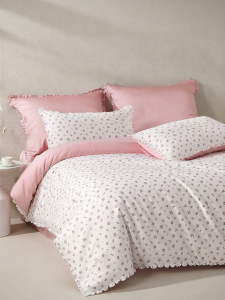 Mercury | Long-staple Cotton 60S Sateen Duvet Cover Set Bedding