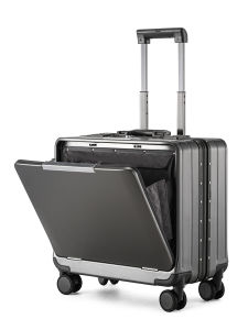 MANLVSHI | Aluminum Frame Business Suitcase 18 Inch