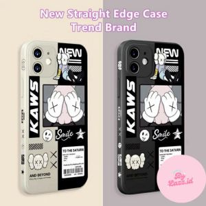Case Xiaomi Redmi 10 Prime 9C 10A 10C Note 8 9 10 10S 11 11S Pro Poco C40 M5S 4g Casing Softcase Kesing Custom Motif KWS Smile New Keren Aestetik Full Cover Camera