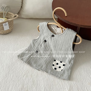Pure Cotton Baby Vest Summer Sleeveless Thin Strapless Clothes for Boys And Girls Newborns And Infants Comfortable Breathable