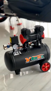 REAIM Portable Oil-Free Air Compressor 1100W Silent Heavy Duty Machine for Professional Power Tools