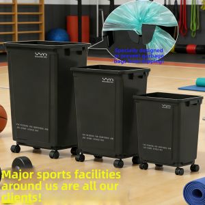 Commercial Large Capacity Mobile Outdoor Trash Can