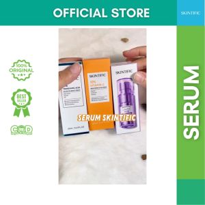 SKINTIFIC Vitamin C Brightening Glow Lactic Acid Skin Renewal Exfoliating Tranexamic Acid Advanced