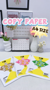 FCI Copy Paper (70 GSM Subtance 20) Bright White Printing Paper Durable & Smooth Writing/Printing Paper for School and Office Supplies (Sold per pack)