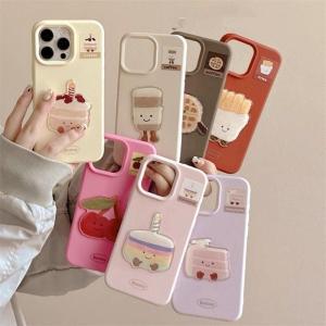 🥰💕COD + FreeShipping🥰💕เคสโทรศัพท์ขนมหวานเชอร์รี่ลายการ์ตูนตลกๆของ Ins สำหรับ IPhone 16 Pro Max 15 13 14Promax 12pro 16 Plus เคสนิ่มน่ารัก