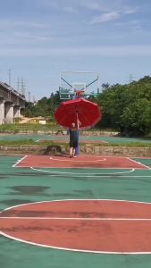 Outdoor Advertising Print Umbrella Anti-UV Reinforced Fiberglass Frame