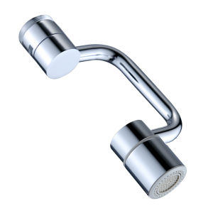 Bathroom Sink Brass Faucet Expander 1080-Degree Rotation 2-Mode Sink Extension Filter Tap Extend Adapter Aerator