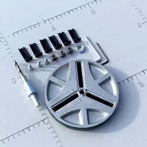 45mm-130mm Woodworking Cutting Tool Hole Opener Adjustable Hole Saw Opener for Drywall Materials Plastic Cork