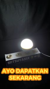 LAMPU BOHLAM SENSOR UV LED BULB 30W MITSUYAMA MS-9830R RADIANCE LONG LIFE SENSOR CAHAYA UV